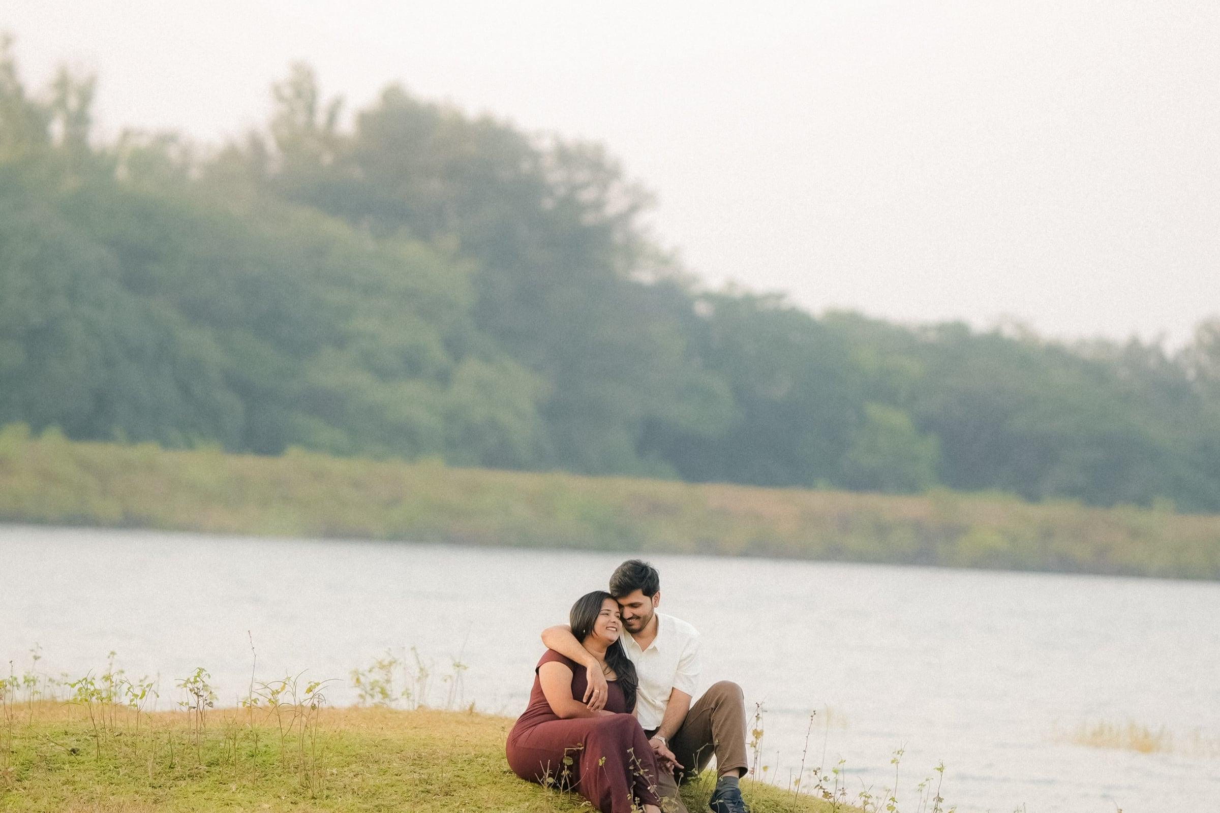 Pre-wedding shoots in Nashik, photographed by Rohit